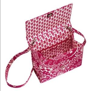 Vera Bradley Twirly Birds Pink Julia Crossbody Bag